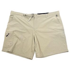REALTREE Fishing Men's Hybrid Performance shorts Tan Khaki Big & Tall Size 3XL